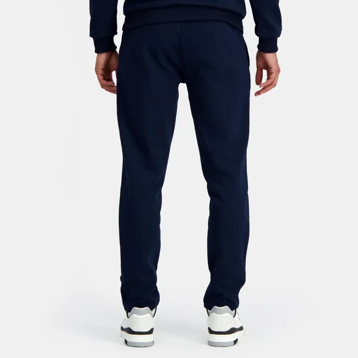 Men Le Coq Sportif Trousers And Joggers Ton Sur Ton Trousers Coupe Droite Dark Velvet
