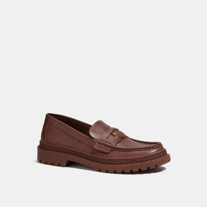 Men Loafers and Drivers Coach Loafer With Signature Coin Saddle