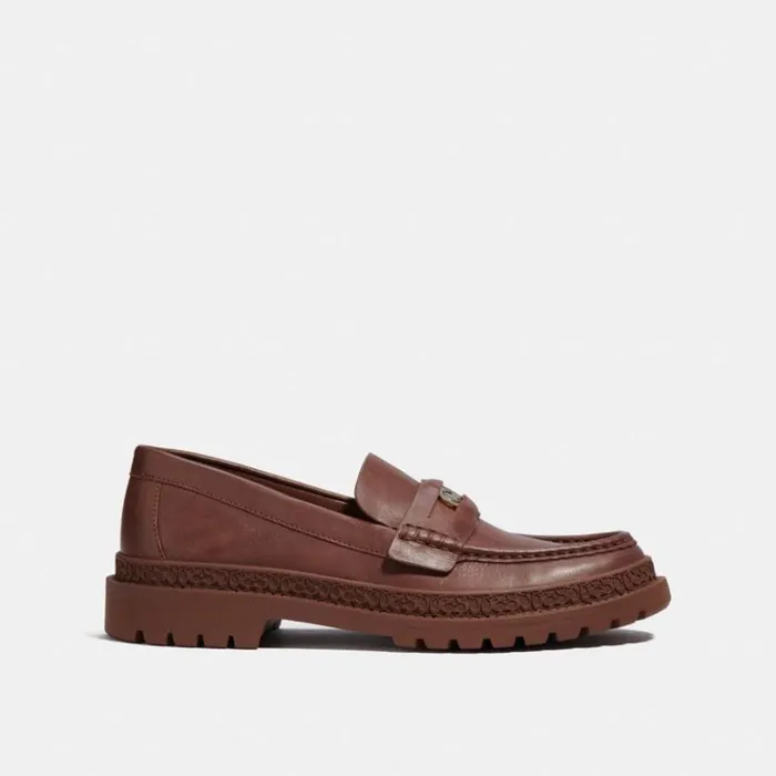 Men Loafers and Drivers Coach Loafer With Signature Coin Saddle