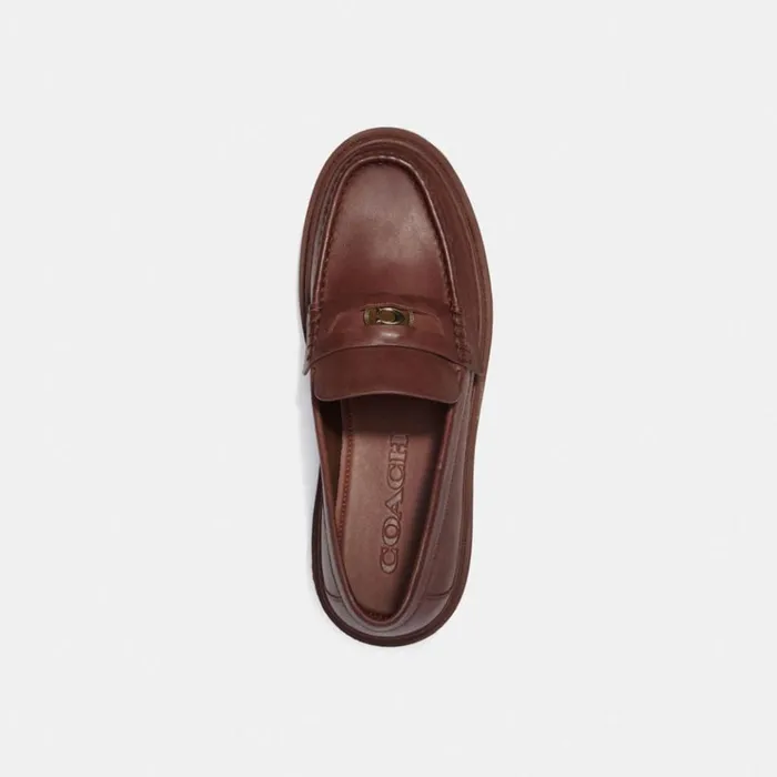 Men Loafers and Drivers Coach Loafer With Signature Coin Saddle