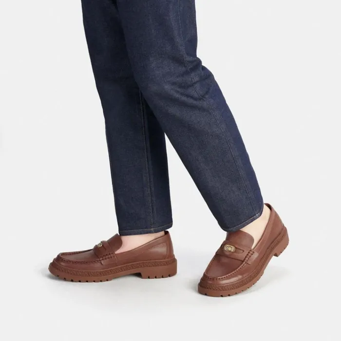 Men Loafers and Drivers Coach Loafer With Signature Coin Saddle