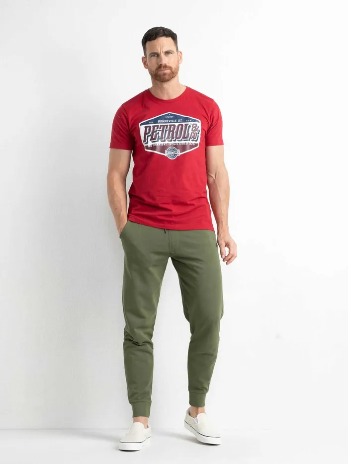 Men Loungewear Petrol Industries Tracksuit Bottoms Dusty Army