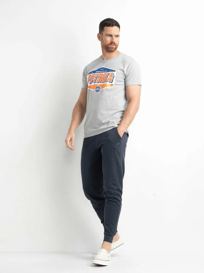 Men Loungewear Petrol Industries Tracksuit Bottoms Raven Grey