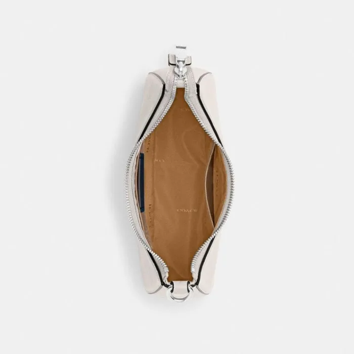 Men Messenger and Crossbody Coach Hobo Crossbody With Signature Canvas Detail Chalk Men Messenger and Crossbody Coach Hobo Crossbody With Signature Canvas Detail Chalk