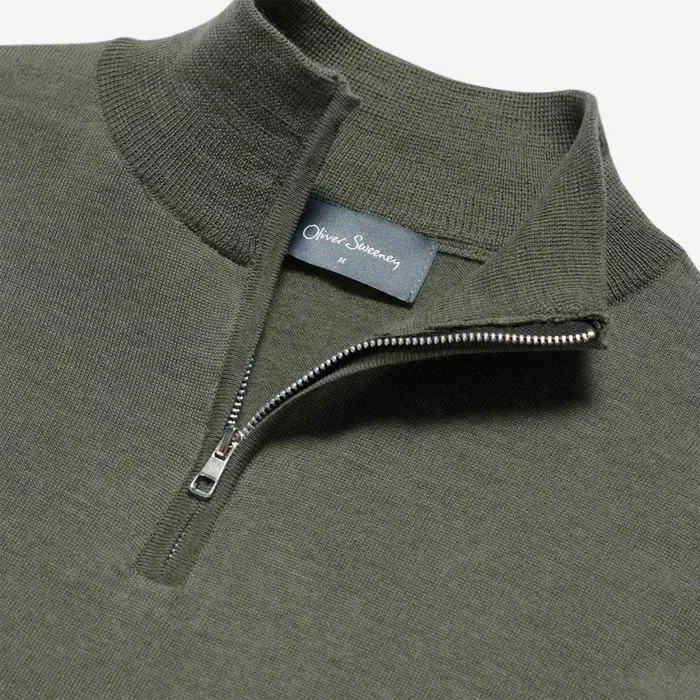 Men Oliver Sweeney Knitwear Curragh Khaki Men Oliver Sweeney Knitwear Curragh Khaki