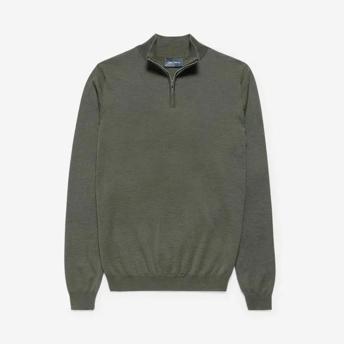 Men Oliver Sweeney Knitwear Curragh Khaki Men Oliver Sweeney Knitwear Curragh Khaki