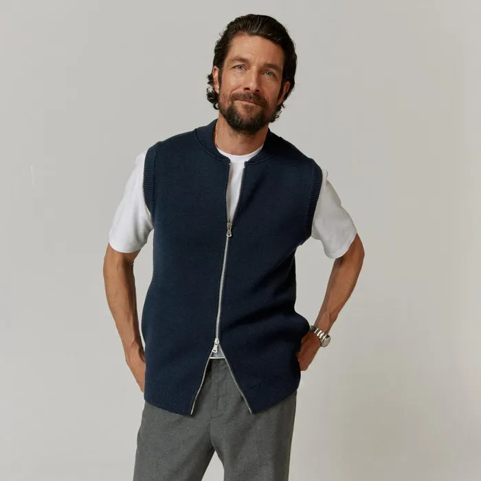Men Oliver Sweeney Knitwear Haverhill Navy