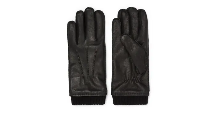 Men Oliver Sweeney Scarves Gloves and Hats Faversham Black