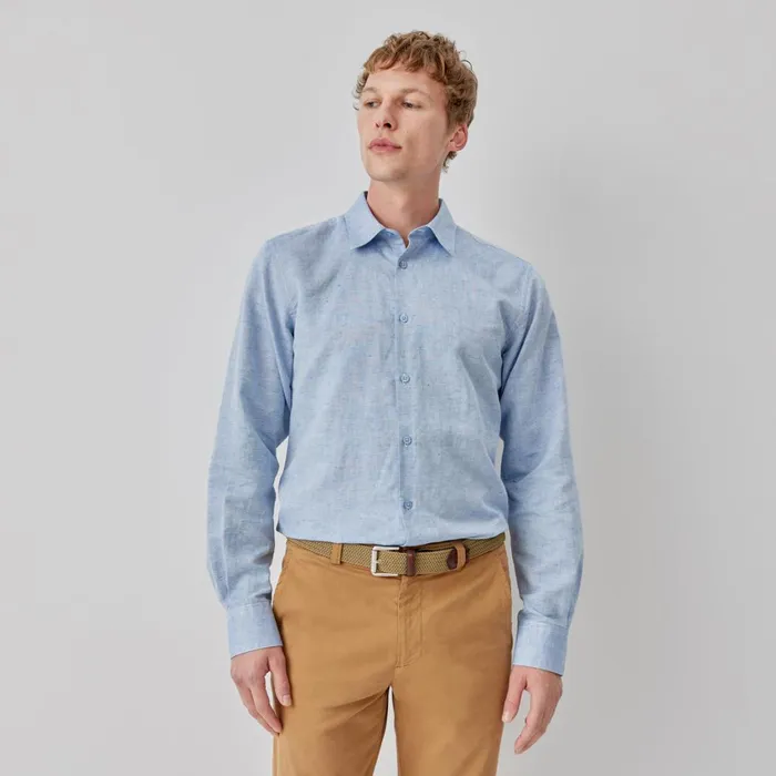 Men Oliver Sweeney Shirts Hawkesworth Blue