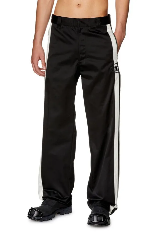 Men PBeck Blackwhite Diesel Trousers And Shorts Men PBeck Blackwhite Diesel Trousers And Shorts