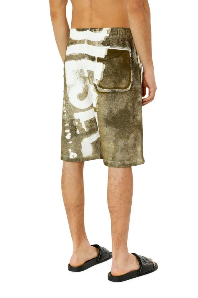 Men PMarshy Military Green Diesel Trousers And Shorts Men PMarshy Military Green Diesel Trousers And Shorts