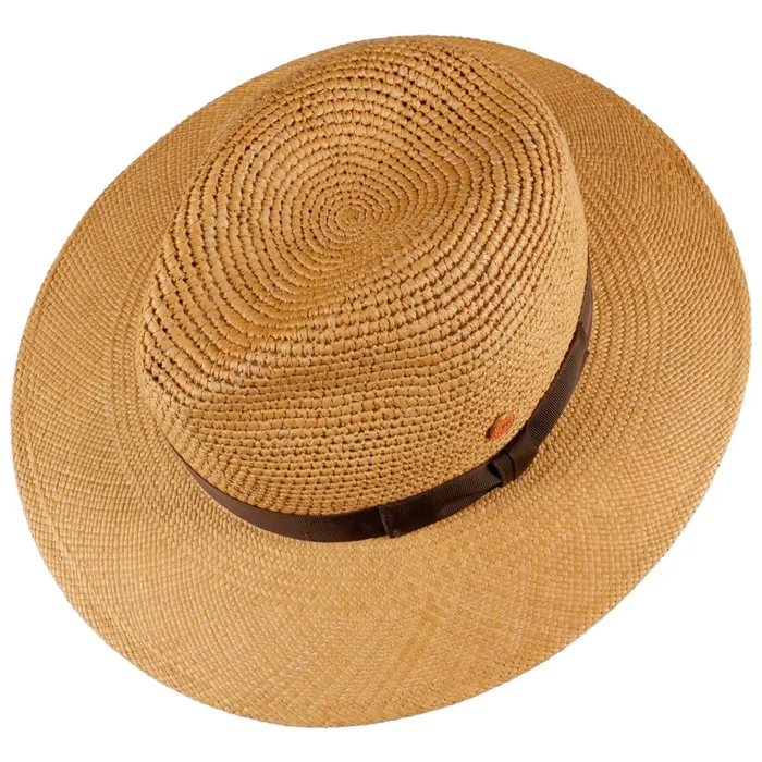 Men Panama Hats Mayser Ricardo Crochet Panama Hat Camel Men Panama Hats Mayser Ricardo Crochet Panama Hat Camel