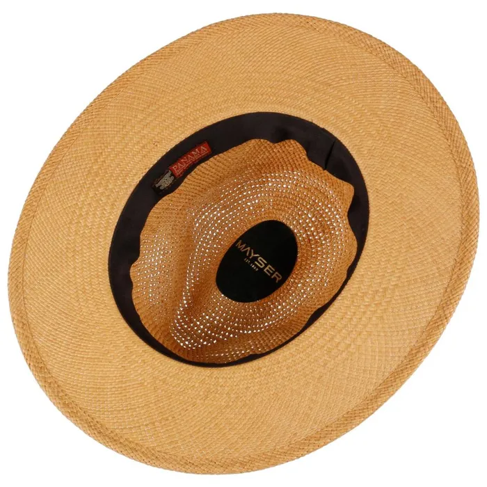 Men Panama Hats Mayser Ricardo Crochet Panama Hat Camel Men Panama Hats Mayser Ricardo Crochet Panama Hat Camel