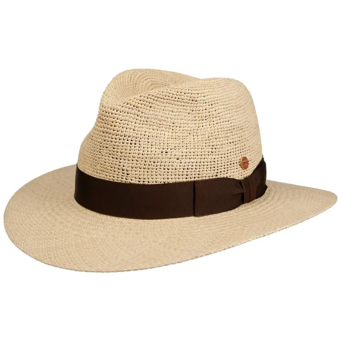 Men Panama Hats Mayser Ricardo Crochet Panama Hat Camel Men Panama Hats Mayser Ricardo Crochet Panama Hat Camel