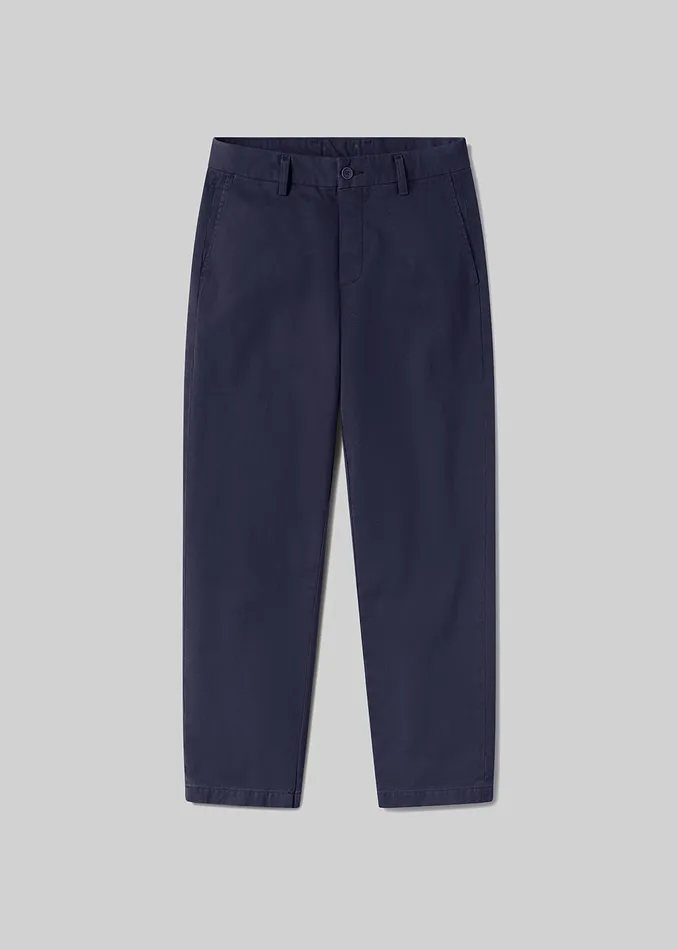 Men Pants Citizens Of Humanity Flat Front Chino In Navy