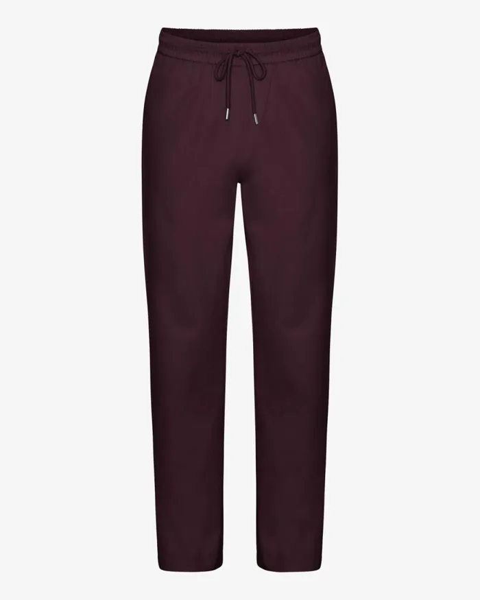 Men Pants Colorful Standard Organic Twill Pants Oxblood Red