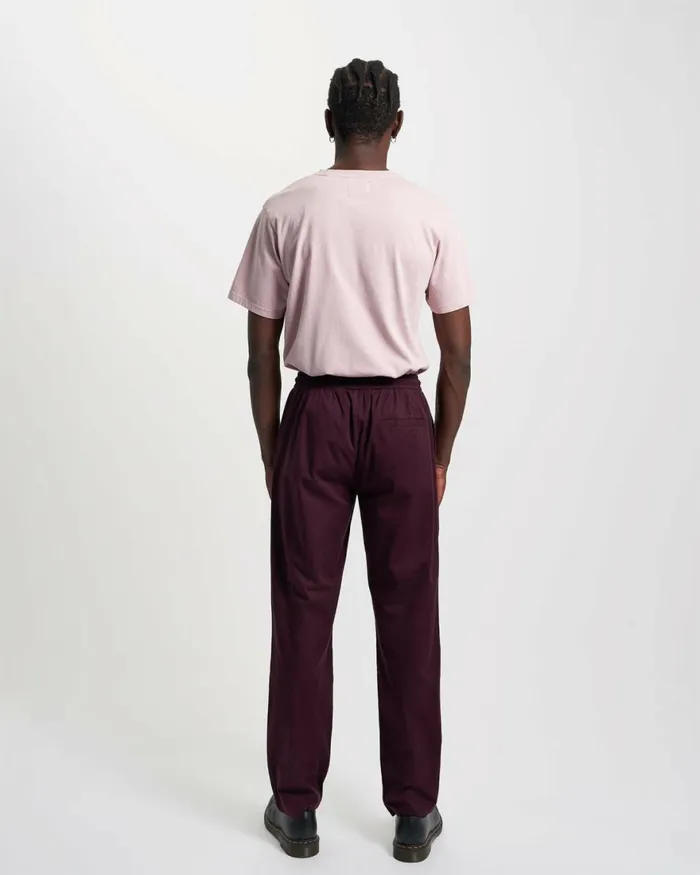 Men Pants Colorful Standard Organic Twill Pants Oxblood Red
