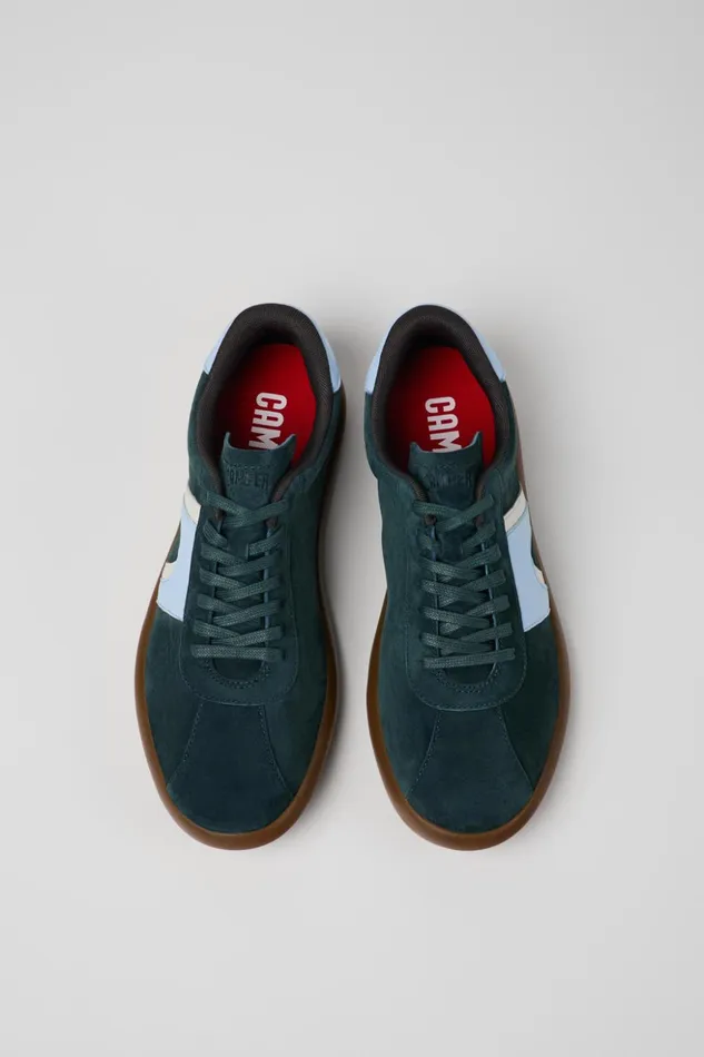 Men Pelotas Soller Green NubuckLeather Sneaker Camper Sneakers Men Pelotas Soller Green NubuckLeather Sneaker Camper Sneakers
