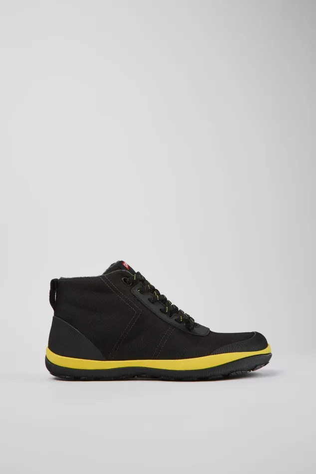 Men Peu Pista GORETEX Black Textile Ankle Boots Camper Ankle Boots Men Peu Pista GORETEX Black Textile Ankle Boots Camper Ankle Boots
