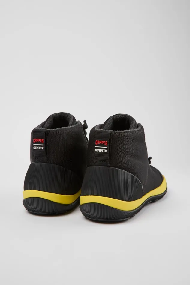 Men Peu Pista GORETEX Black Textile Ankle Boots Camper Ankle Boots Men Peu Pista GORETEX Black Textile Ankle Boots Camper Ankle Boots