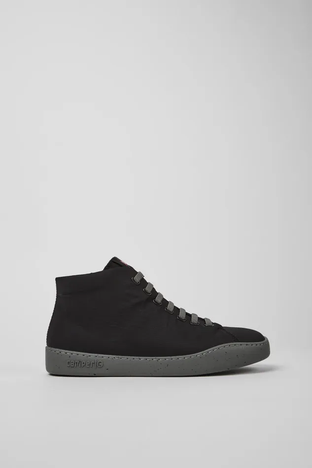 Men Peu Touring Black Recycled PET Sneaker Boots Camper Ankle Boots Men Peu Touring Black Recycled PET Sneaker Boots Camper Ankle Boots