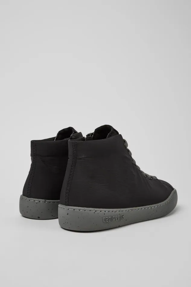 Men Peu Touring Black Recycled PET Sneaker Boots Camper Ankle Boots Men Peu Touring Black Recycled PET Sneaker Boots Camper Ankle Boots