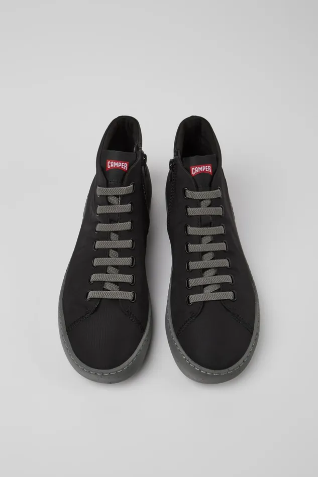 Men Peu Touring Black Recycled PET Sneaker Boots Camper Ankle Boots Men Peu Touring Black Recycled PET Sneaker Boots Camper Ankle Boots
