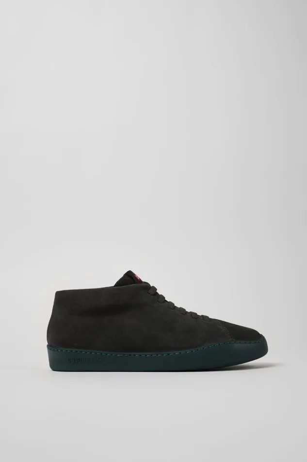 Men Peu Touring Gray Nubuck Sneakers Camper Ankle Boots Men Peu Touring Gray Nubuck Sneakers Camper Ankle Boots