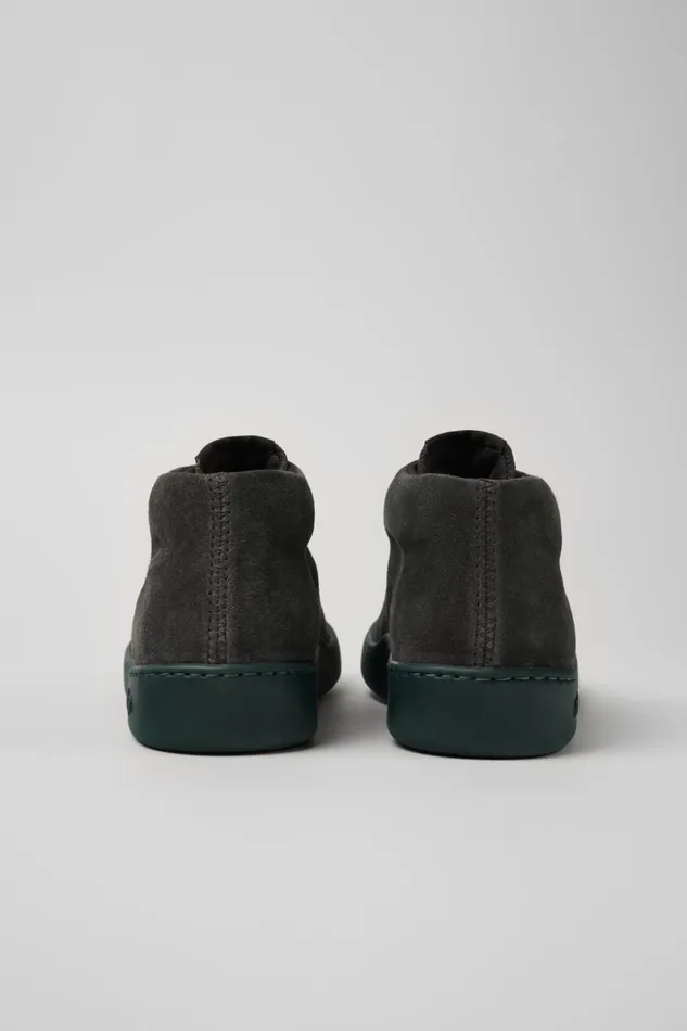 Men Peu Touring Gray Nubuck Sneakers Camper Ankle Boots Men Peu Touring Gray Nubuck Sneakers Camper Ankle Boots