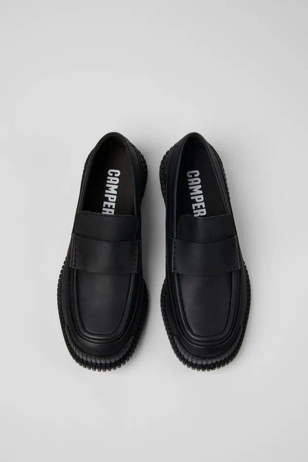 Men Pix Black Leather Mocasin Shoes Camper Formal Shoes Men Pix Black Leather Mocasin Shoes Camper Formal Shoes