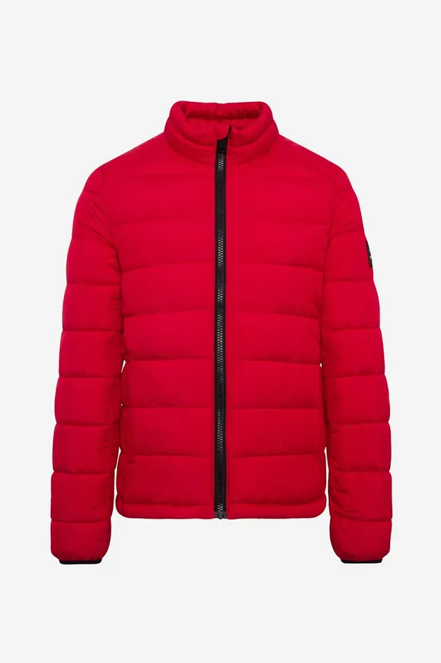 Men Red Beret Jacket Ecoalf Coats And Jackets