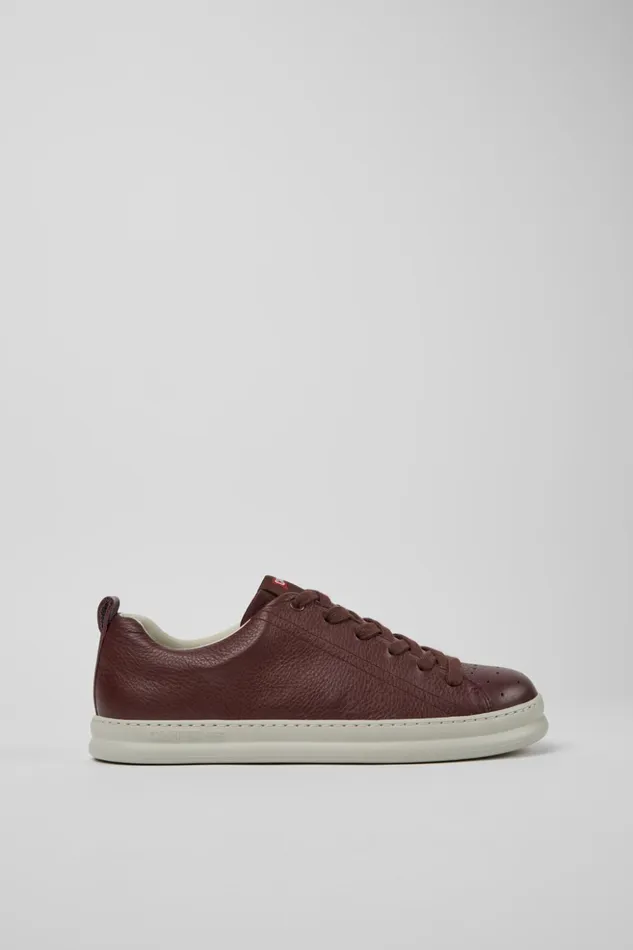 Men Runner Burgundy Leather Sneakers Camper Sneakers Men Runner Burgundy Leather Sneakers Camper Sneakers