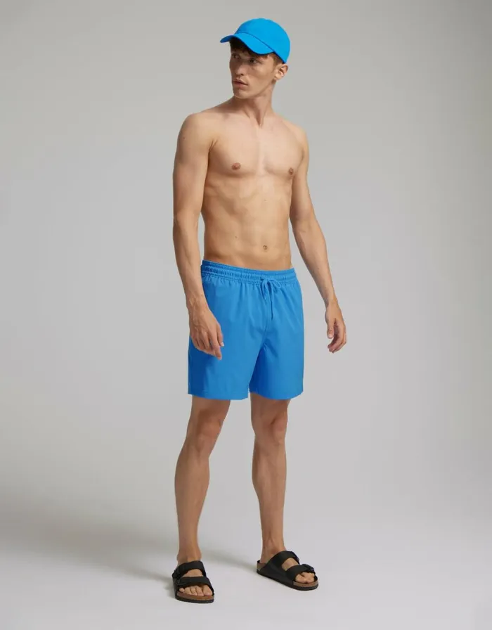 Men Shorts Colorful Standard Classic Swim Shorts Bright Coral