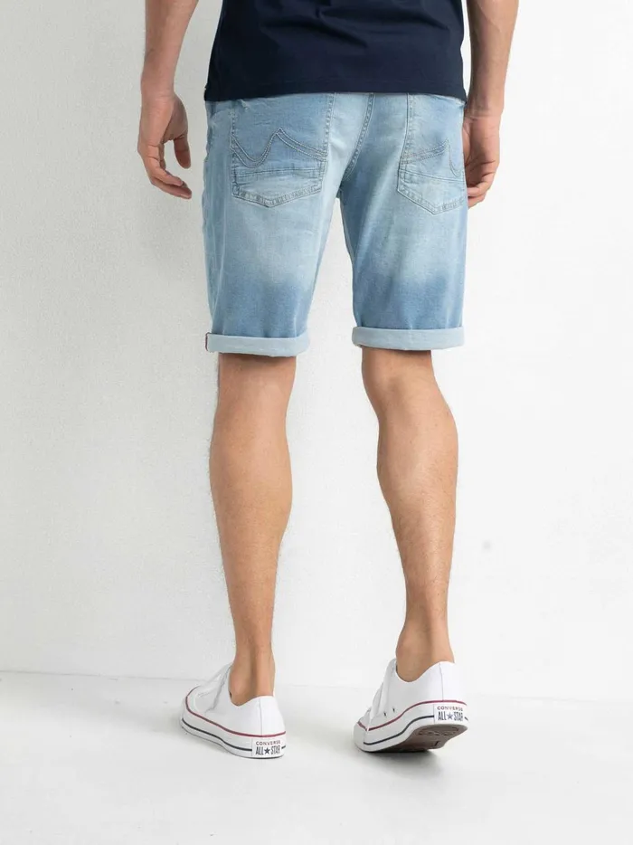 Men Shorts Petrol Industries Bullseye Denim Shorts Bleached