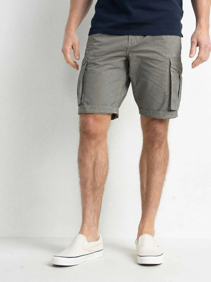 Men Shorts Petrol Industries Checked Cargo Shorts Wild Dessert