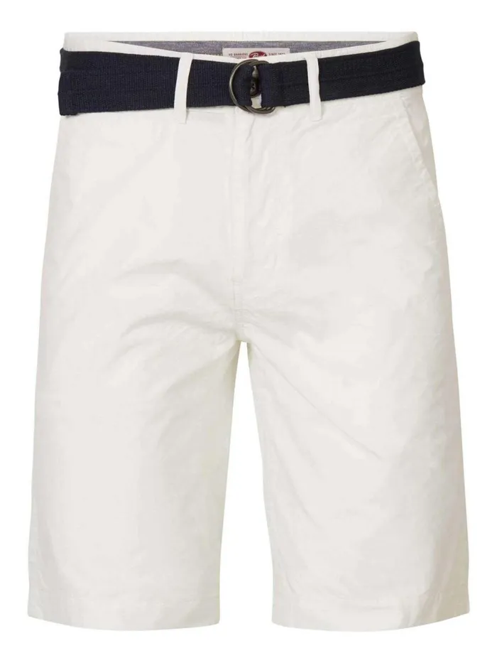 Men Shorts Petrol Industries Chino Shorts Bright White