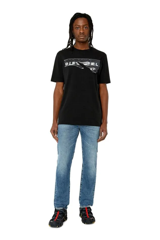 Men Slim Jeans 2019 DStrukt 09f16 Medium Blue Diesel Slim