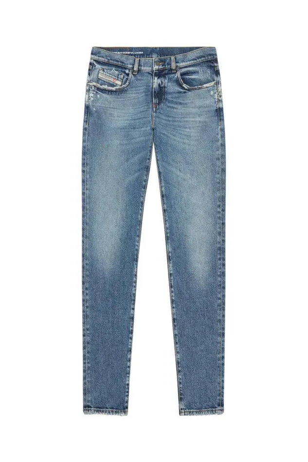 Men Slim Jeans 2019 DStrukt 09f16 Medium Blue Diesel Slim Men Slim Jeans 2019 DStrukt 09f16 Medium Blue Diesel Slim