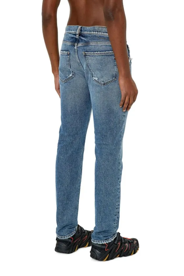 Men Slim Jeans 2019 DStrukt 09f16 Medium Blue Diesel Slim Men Slim Jeans 2019 DStrukt 09f16 Medium Blue Diesel Slim