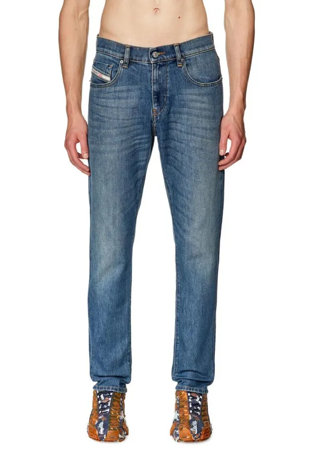 Men Slim Jeans 2019 DStrukt 09f88 Medium Blue Diesel Slim Men Slim Jeans 2019 DStrukt 09f88 Medium Blue Diesel Slim
