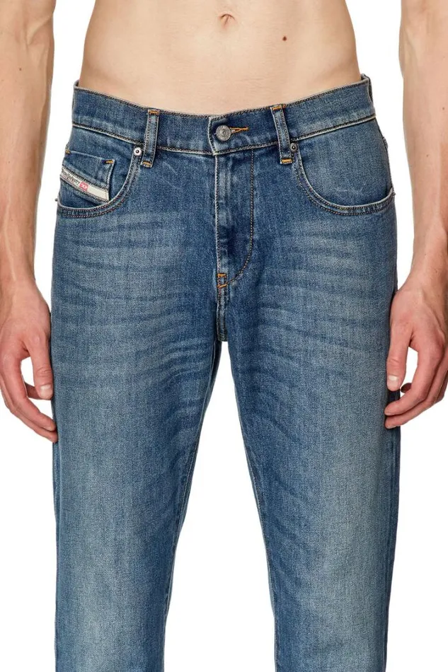 Men Slim Jeans 2019 DStrukt 09f88 Medium Blue Diesel Slim Men Slim Jeans 2019 DStrukt 09f88 Medium Blue Diesel Slim