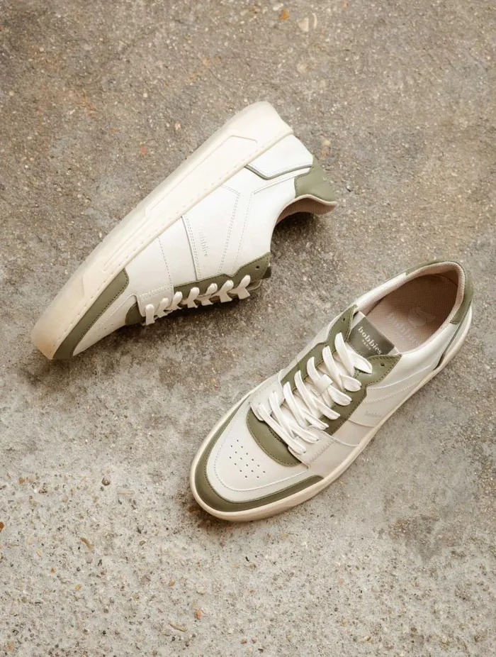 Men Sneakers Bobbies Cyrus Off White and Rosemary