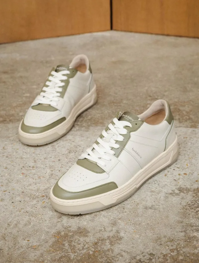 Men Sneakers Bobbies Cyrus Off White and Rosemary Men Sneakers Bobbies Cyrus Off White and Rosemary