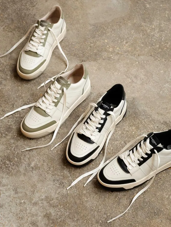 Men Sneakers Bobbies Cyrus Off White and Rosemary Men Sneakers Bobbies Cyrus Off White and Rosemary