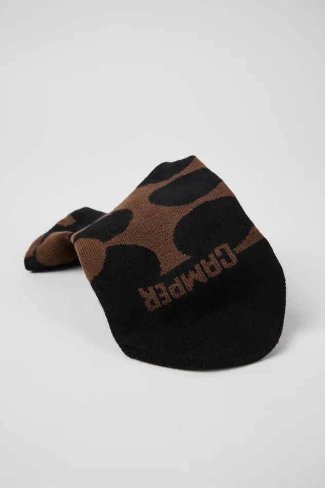 Men Sox Socks Brown And Black Socks Camper Socks Men Sox Socks Brown And Black Socks Camper Socks