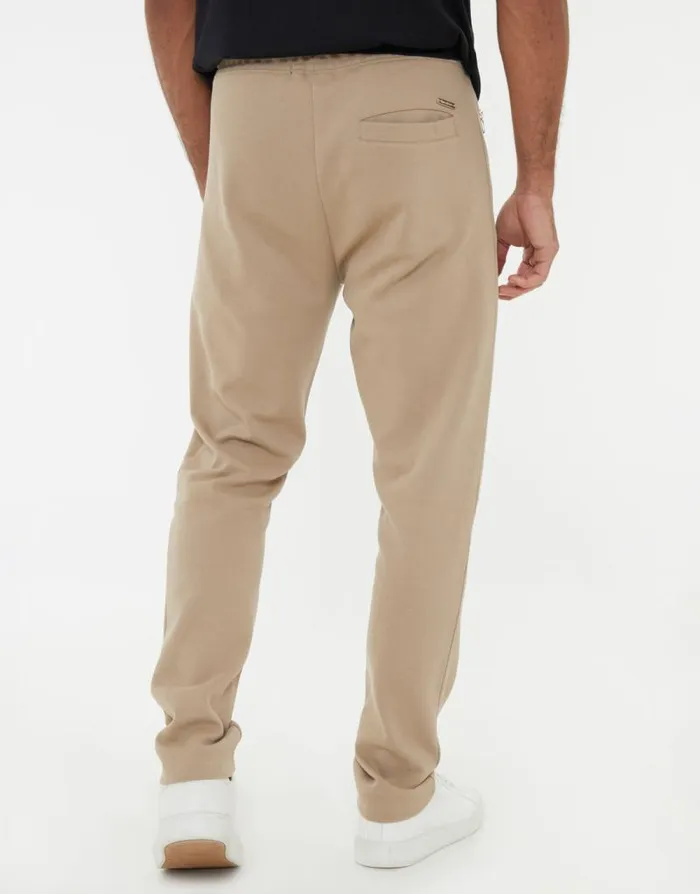 Men Stone Pique Open Hem Joggers Threadbare Joggers Men Stone Pique Open Hem Joggers Threadbare Joggers