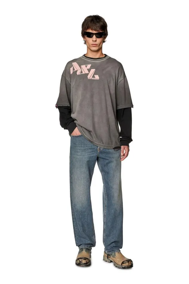 Men Straight Jeans 2010 DMacs 09f74 Medium Blue Diesel Straight