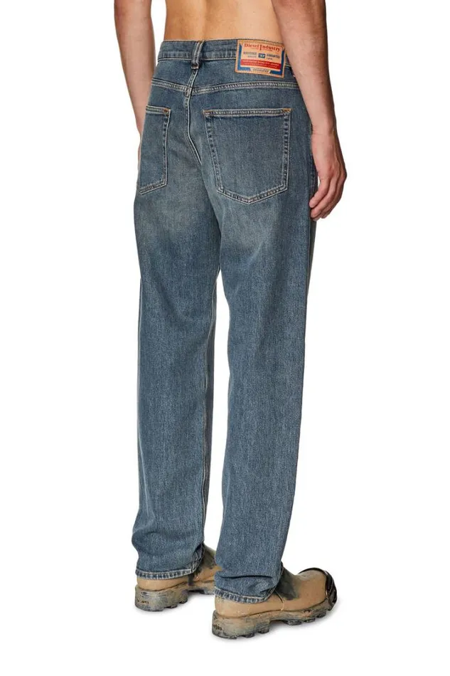 Men Straight Jeans 2010 DMacs 09f74 Medium Blue Diesel Straight Men Straight Jeans 2010 DMacs 09f74 Medium Blue Diesel Straight