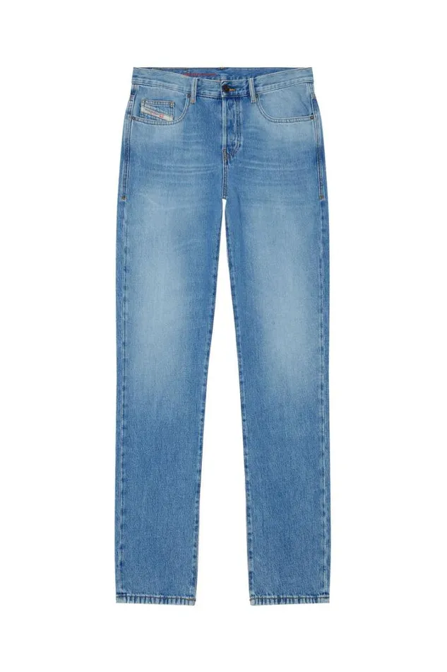 Men Straight Jeans 2020 DViker 09c15 Light Blue Diesel Straight Men Straight Jeans 2020 DViker 09c15 Light Blue Diesel Straight