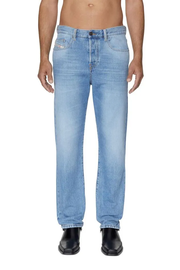 Men Straight Jeans 2020 DViker 09c15 Light Blue Diesel Straight Men Straight Jeans 2020 DViker 09c15 Light Blue Diesel Straight
